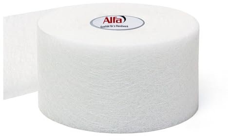 20x Alfa Glasfaser Fugendeckstreifen 50 mm x 25 m Profi-Qualität Bewehrungsstreifen für die Verspachtelung von Gipskartonplatten