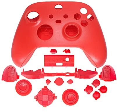 Yiootop Set completo di alloggiamento di ricambio opaco con pulsanti adatto per Xbox Series X/S, parti di riparazione delle guide laterali, piastra anteriore posteriore per controller Xbox Series X S