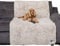 Pet Rebellion Sofa Cover for Dogs and Cats | Absorbent, Non-Slip, Machine-Wash Furniture Protector, Soft Plush Comfy Snuggle Rug for Pets | Stone, 100cm x 170cm