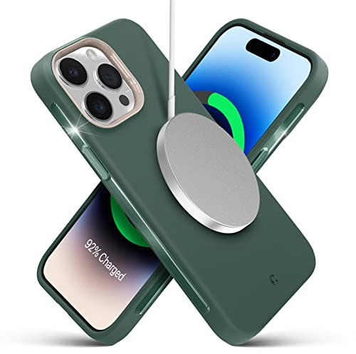 CYRILL von Spigen Ultra Color Mag Kompatibel mit iPhone 14 Pro Max (6,7) [Kompatibel mit MagSafe] Magnetisches Kabelloses Laden Dünne Handyhülle iPhone 14 Pro Max Case - Kale