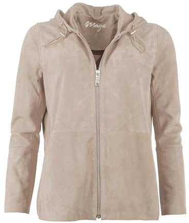Maze Damen Lederjacke 4202192 Greige XL