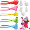 KOIROI 5 Stück Schneeball Former, Winter Schneeball Maker, Sandball Schneeball Clip, verschiedenen Formen, Schnee Sand Spielzeug für Jungen Mädchen Spaß für Winter Schnee Strand (D)