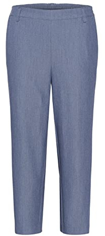 Kaffe Damen KAsakura HW Cropped Pants Hose, Vintage Indigo, 34