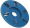 Lwuey Wood Carving Disc For Angle Grinder, 90mm Tree Stump Remover 6 Teeth Electric Grinding Tool Chain Saw Wheel Chainsaw Mill Cutter Blade Shaping Woodworking Polishing Sculpting Processing Crafting