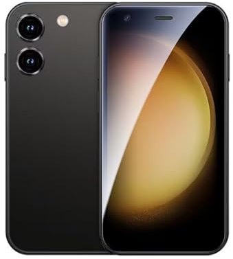 Mini Smartphone Android 8.1 Pocket Small Phone 3.0 pollici HD + Display 2GB + 16GB, 3G Dual Sim Free sbloccato, 1000mAh doppia fotocamera Google Play Store, supporto Whatsapp Tik Tok IG (Nero)