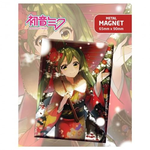 Popbuddies - Hatsune Miku Winter - Magnet, Fridge Magnet - 6x9cm - original & lizensiert, Weiß
