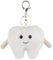 Apricot Lamb Zähne Netter Schlüsselanhänger, weich gefüllte Plüsch Schlüsselanhänger Spielzeug für Kinderrucksack, Geldbörse, 10 cm
