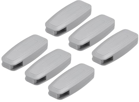 QUARKZMAN Blinde Schnur Gewicht 6Stk 80mm Vorhang Fensterladen Perlen Jalousien Kette Handgriff Römisches Vertikal Rollo Zubehör Grau