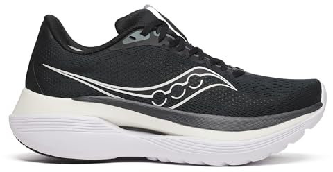 Saucony Endorphin Sneaker für Damen, Schwarz/Weiß, 44 EU