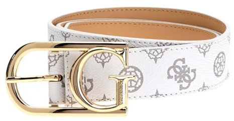GUESS Dorys Belt W90 White Logo