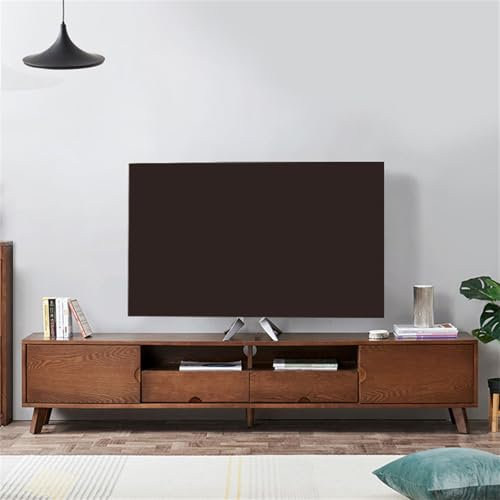 Hixingo TV Staubschutzhülle, Solide Farbe TV Abdeckung Staubschutzhülle TV Abdeckung Schutzhülle Fernseher Fernsehabdeckung TV Schutzhülle Universal Multifunktional (65-70inch,Schwarz)