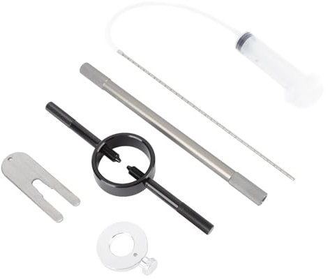 Karlak Adjustable Fork Oil Level Gauge, Bike Fork Maintenance Tool Set, Ideal Fork Service Tool Kit for Most Regular and Inverted Forks with Damper Rod Tool
