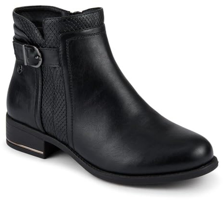 Pavers Womens Block Heeled Ankle Boots With Inside Zip | Autumn Winter Collection | Boot | Zip | Block