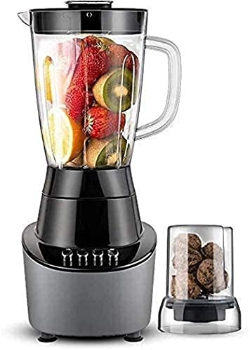 ZRQSMCX Multifunctional Juicer,Dry Grinding 700W Centrifugal Juicer Tabletop Mixer with 2 Knives and 2 Mixing Cups,Multifunctional Juice