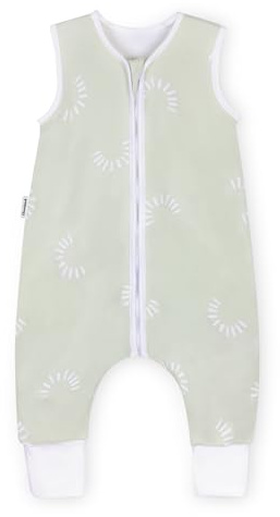 Ehrenkind® Schlafsack mit Füßen | Sommer 1.0 TOG | Babyschlafsack mit 100% Bio-Baumwolle OEKO-TEX