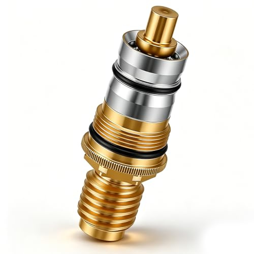 GR-47450000, Cartuccia Termostatica 1/2, Ricambio per Miscelatori Grohe, Corpo in Ottone e Acciaio Inox, Sostituisce 47450000, per Doccia e Vasca
