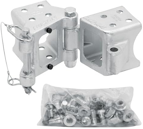Fulton HDPB340101 Kit de charnière Pliable à Visser pour Poutre de remorque 7,6 x 10,2 cm Capacité de Poids 3,4 kg Multicolore GTW