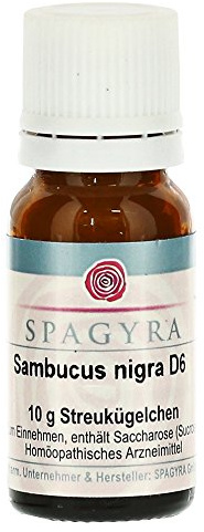 SAMBUCUS NIGRA D 6 Globuli 10 g