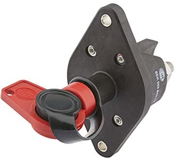 HELLA 6EK 002 843-121 Hauptschalter, Batterie - Drehbetätigung - 24V - Anschlussanzahl: 2 - geschraubt - Schließer - oval