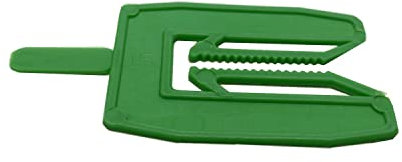 Cale fourchette plastique 30x40mm, ép. 1mm, lot de 100pcs, ref CVE7011