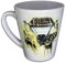 Alfa - Unikat Handarbeit Designer Tasse aus brillanten Porzellan - Konische Kaffeetasse, 330ml, Geschenk für Freunde