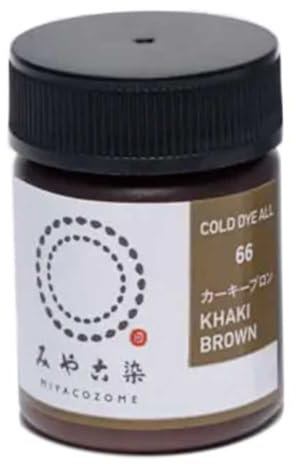 Katsuraya Fine Goods Miyacozome ECO Cold Dye All (66 Khaki Brown)