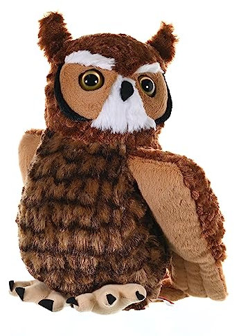 Wild Republic- Cuddlekins Búho cornudo Animal, Color Gran cornado, 12 (12310)