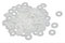 sourcing map 100Stk. M3 x 6mm x 1mm Nylon Flache isolierende Unterlegscheiben Dichtung Weiß
