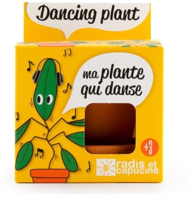 Radis et Capucine - Pot avec coupelle - Plante qui danse - 8 cm