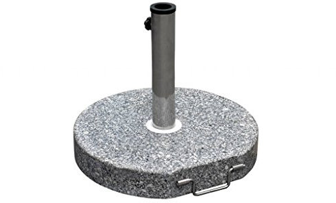 Festnight Pieds de Parasol en Granit 30kg