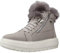 Geox Donna Stivali Kaula ABX, Signora Stivali Invernali,Stivali Invernali,Stivali da Neve,Foderato,Impermeabile,Traspirante,LT Grey,40 EU / 7 UK