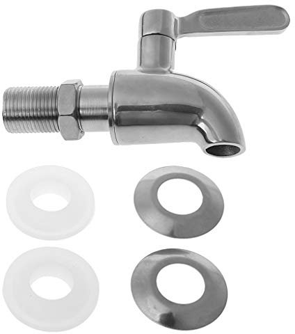 OKwife Edelstahl Getränkespender Weinfass Zapfhahn/Wasserhahn/Wasserhahn M16