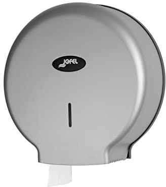 Jofel - Grand Distributeur Industriel de Rouleaux de Papier Toilette, de Papier 400m, diamètre 260mm, mandrin 45-55mm, idéal pour Les Toilettes publiques, boîtier ABS de Haute qualité, Valor AE77300