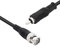 YACSEJAO Cable Adaptador BNC a RCA 75 Ohm BNC Macho a RCA Macho RG59U Cable Coaxial （1M / 3.3FT）