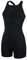 Speedo Damen Eco Endurance+ Legsuit Badeanzug | Chlorbeständig | Recyclingmaterial | Schwimm-Fitness | Training | Urlaub Schwimmbekleidung, Schwarz, 30
