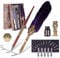 AOMAYLL Quill Pen Ink Set, Calligraphy Pen Ink Set with 17 Replacement Nib, Fountain Dip Pen Stationery Gift for Beginners