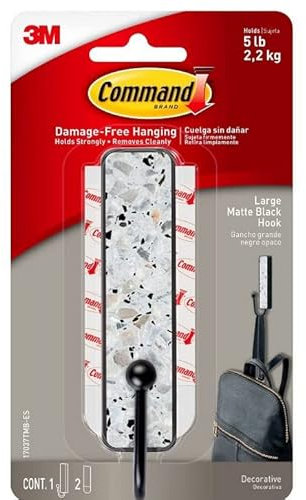 Command Large Sized Decorative Hook, 17037TMB-EF