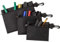 DQZSY Kleine Mehrzweck Etuis, Beutel mit Karabiner und Reißverschluss für Kleinteile wie Nagel, Schrauben und Muttern - Werkzeugtasche Leer 3er Set