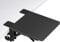 BONTEC Ergonomics Desk Extender Tray, 24cm*23cm Table Mount Arm Wrist Rest Shelf, 90° Foldable Elbow Arm Support, Clamp on Computer Arm Rest for Desk, Suitable for Office desks