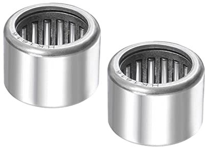 Kozelo 2Stk HK1616 Nadel Roller Lager - [16mm x 22mm x 16mm] Offene Ende für Getriebe Benutzen Chromstahl Rollen