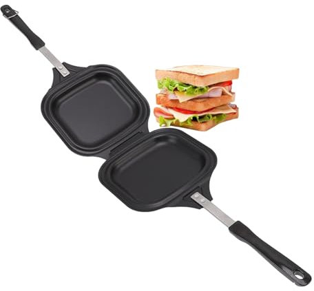 MOUMOUTEN doppelseitige bratpfanne - Multifunktions-Bratpfanne Sandwichtoaster Frühstückszubereiter Antihaft-Backpfanne für EIE Omeletts Pfannkuchen Restaurants