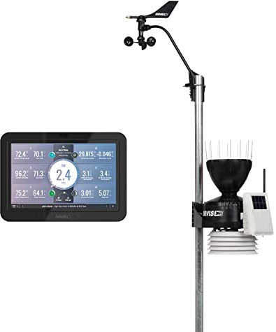 Davis Vantage Pro2 Wetterstation mit WeatherLink-Konsole und Standard-Strahlungsschutz