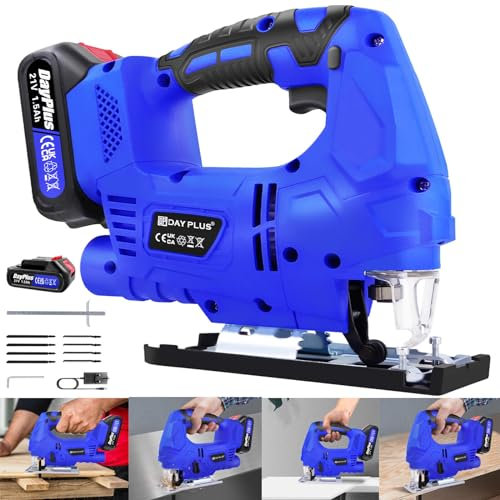 2000W Electric Brushless Jigsaw 4 Modes Quick Release Blade with Laser Guide