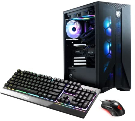 MSI Aegis RS Gaming Desktop: Intel Core i7-14700KF, Geforce RTX 4070 Ti Super, 32GB DDR5, 2TB m.2 NVMe SSD, Liquid Cooling, WiFi, Keyboard & Mouse, DIY Friendly, Windows 11 Home: 14NUF7-673US
