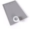 Moments of Glass Plato de ducha SMC Hiemal 120x80 cm, Gris RAL 7030 – Antiderrapante, Textura Pizarra, Antibacteriano, Resistente a agentes químicos – Incluye válvula y rejilla
