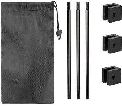 YOGOTEU Soporte de metal para barbacoa, soporte para sartenes al aire libre, práctico soporte para parrilla, práctico equipo de camping, soporte para barbacoa de camping