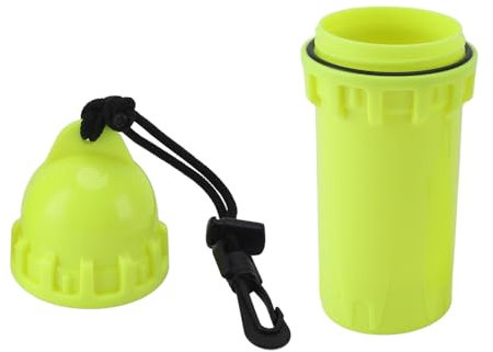 Alomejor Scuba Diving Dry Box, Waterproof Capsule Storage, PP Material, 100ml Capacity, for Divers, Snorkeling, Water Sports, Beach Activities, Fishing, Swimming, Surfing