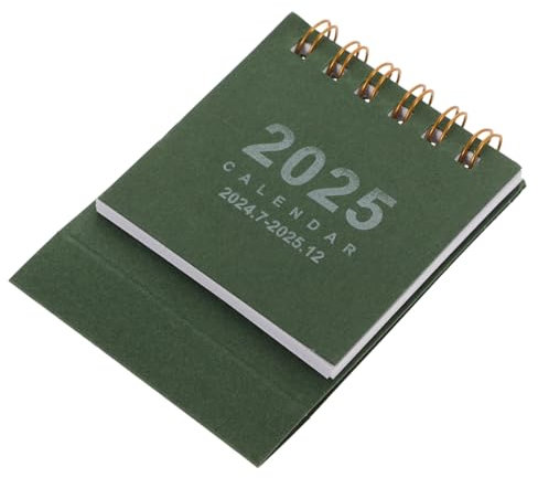 Gogogmee Tischkalender mit Wendefunktion Klappkalender aus Dickem Monatskalender für Schreibtisch Spiralbindung für Umblättern Platz für Notizen für Büros und Zuhause