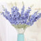 OUKEYI 33.5in 6pcs Fake Flowers Delphinium Artificial Flowers Silk Flowers Larkspur Artificial Flowers Long Stem Flowers for Tall Vase Home Wedding Party Decor (navy blue)