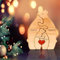 JOZIN Personalisiertes Geschenke aus Holz Puzzle,Bärenfamilie mit 2-8 Namen Graviert,Weihnachten Familie Geschenke für Damen Freundin Paare Männer(Tragen)